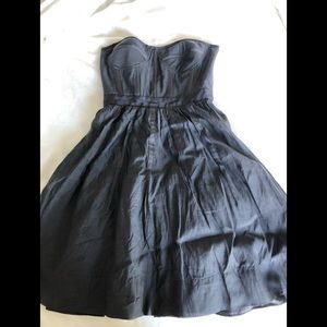 Club Monaco Navy Strapless Dress